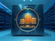 Secure digital vault representing Bitcoin accumulation and long-term holding of BTC supply.