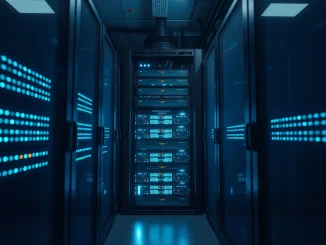 Bitmine's digital asset strategy represented by secure server infrastructure for blockchain validation and staking.