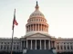 US Capitol building on a sunny morning, representing the CLARITY Act legislative markup.