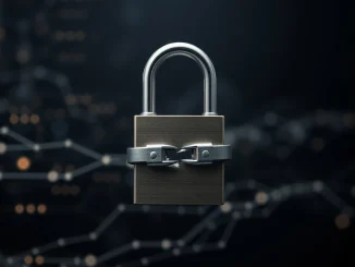 Digital security breach concept illustrating the CoW Swap DNS hijacking attack.