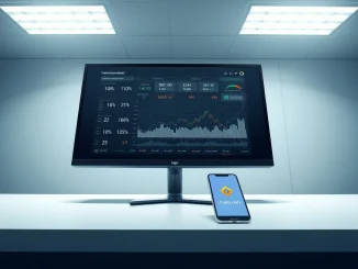 Crypto.com prediction market partnership shown on a professional trading desk monitor displaying event contract data.