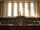 US Senate Banking Committee hearing room prepared for markup session