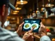 Restaurant owner editing a dish photo using DoorDash's new AI-powered photo editing tool on a tablet in a kitchen.