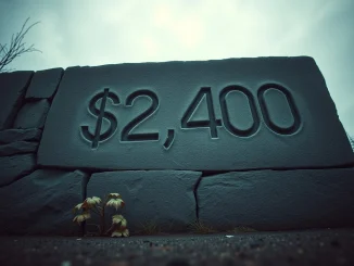 Ether price barrier at $2,400 with stunted growth symbolizing stalled rallies