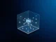 Blockchain network visualization representing the accelerating Ethereum supply crunch and reduced token liquidity.