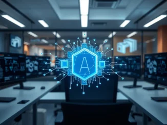 Factory AI coding startup visualization representing enterprise software development and AI agents.