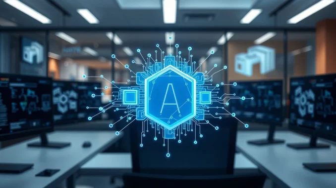 Factory AI coding startup visualization representing enterprise software development and AI agents.