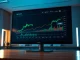 Hyperliquid (HYPE) trading chart on a monitor in a modern trading setup