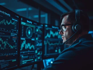 Cybersecurity professional monitoring systems during the Kraken data extortion incident.