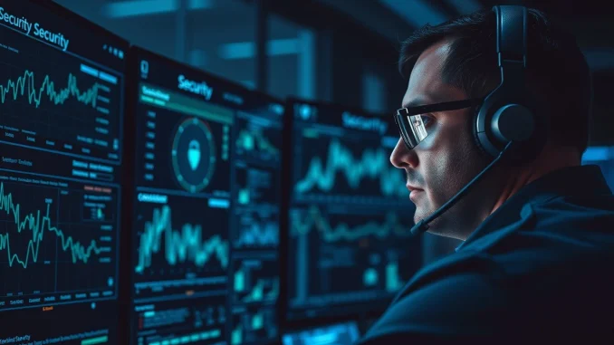 Cybersecurity professional monitoring systems during the Kraken data extortion incident.