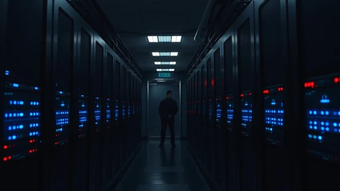 Inside a data center in Tehran used by Iran's largest cryptocurrency exchange, Nobitex.