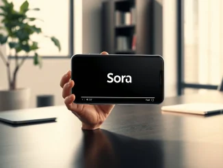 OpenAI Sora app shutdown on a smartphone screen, symbolizing the end of the AI video project.