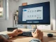 Mac desktop with Perplexity Personal Computer AI agent interface on screen