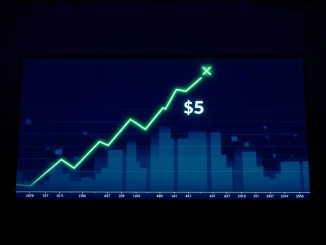 Ripple (XRP) price prediction chart showing potential growth to $5 by 2030