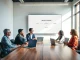 Salesforce executives and customers meeting in a conference room to discuss AI product roadmap