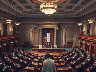 US Senate chamber during confirmation vote for Federal Reserve chair Kevin Warsh