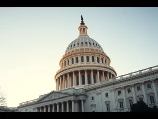 United States Capitol building in Washington, D.C., site of Senate confirmation vote for Kevin Warsh as Federal Reserve governor