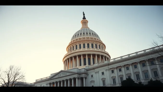 United States Capitol building in Washington, D.C., site of Senate confirmation vote for Kevin Warsh as Federal Reserve governor
