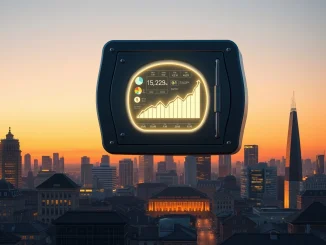 Digital financial data visualization representing stablecoin growth and crypto regulatory developments in 2026.