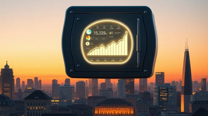 Digital financial data visualization representing stablecoin growth and crypto regulatory developments in 2026.