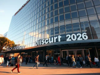 Moscone West convention center hosting TechCrunch Disrupt 2026 in San Francisco