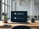Yupp.ai startup shutdown shown by a powered-down laptop in a quiet office.