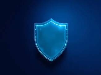 Zcash privacy coin symbolized by a digital shield representing secure transactions.