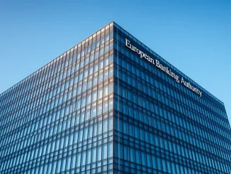 European Banking Authority headquarters in Paris on a clear day