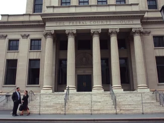 Exterior of Manhattan federal courthouse where Michelle Bond's campaign finance trial is scheduled