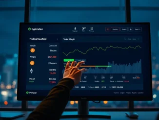 Kraken trading interface showing tokenized stocks used as collateral for margin trading