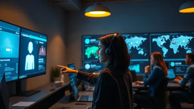 Cybersecurity team monitors AI scam-baiting bots in Sydney office