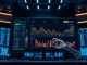 AI agent interacting with Binance trading dashboard on a monitor