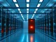 Server racks with a glowing warning light representing Anthropic's Claude AI safety bypass