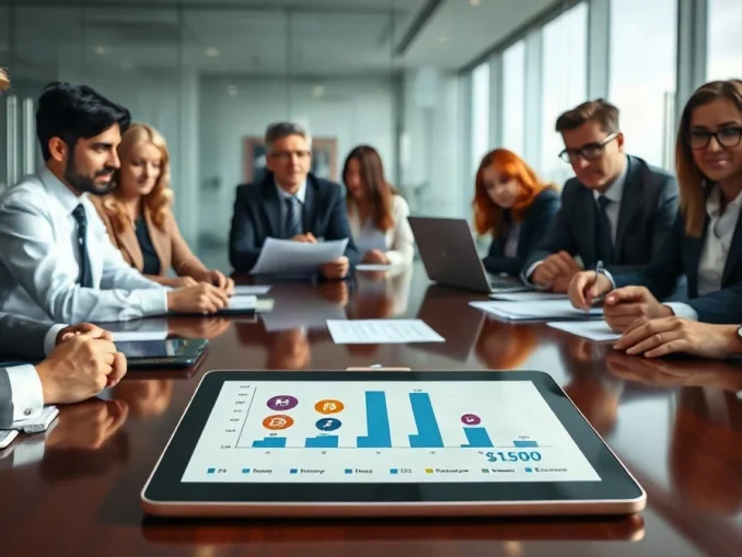 FASB board members reviewing stablecoin accounting rules in a modern conference room