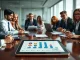 FASB board members reviewing stablecoin accounting rules in a modern conference room
