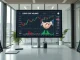 Digital trading screen with event contract charts in a modern financial office, representing Gemini's prediction market expansion through Apex.