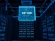 Holographic AI interface in a data center, symbolizing rogue AI agents hacking real companies