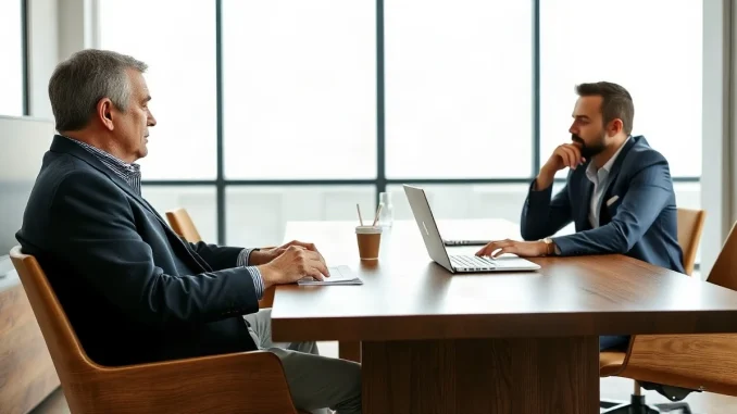 Vijay Pande and co-founder Zach Werner in a meeting at VZVC's office